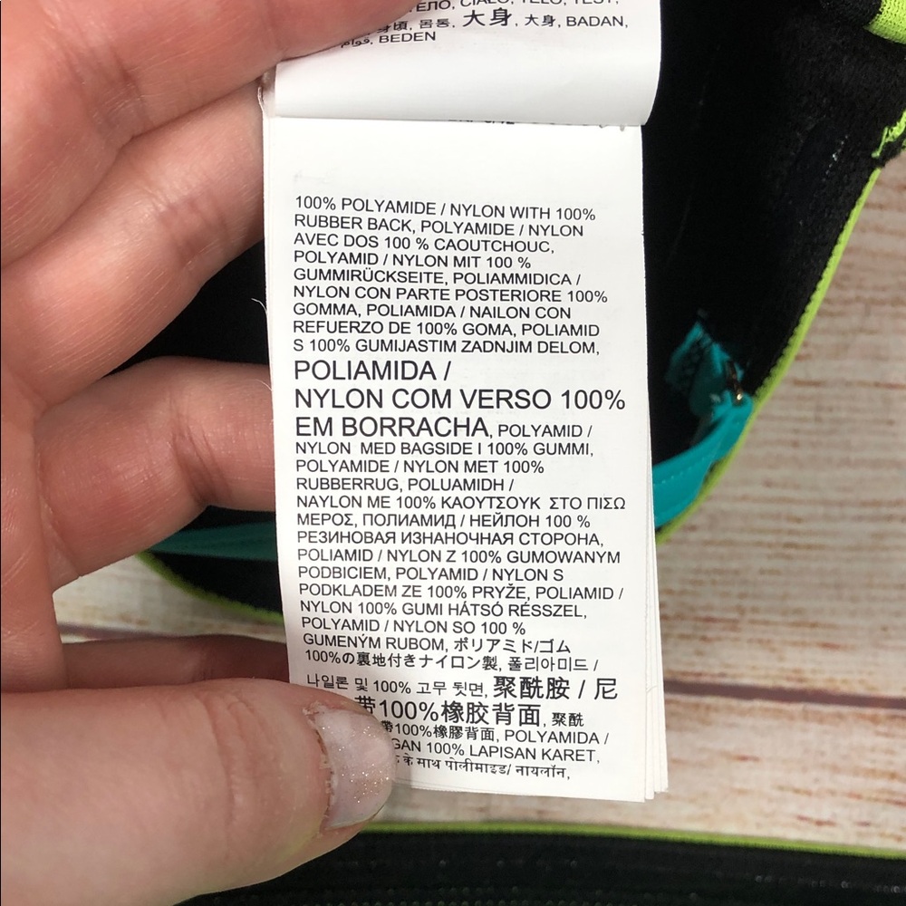 NWOT Roxy Neon Lime and Aqua Neoprene Surf Two-Piece Bikini Set - Picture 13 of 13